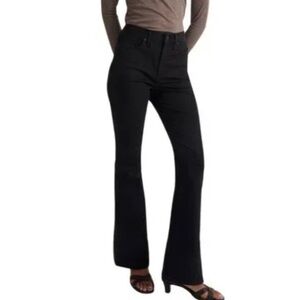 MADEWELL Skinny Flare Jeans Black Frost Wash | Size 30 - TAILORED 27.5” inseam